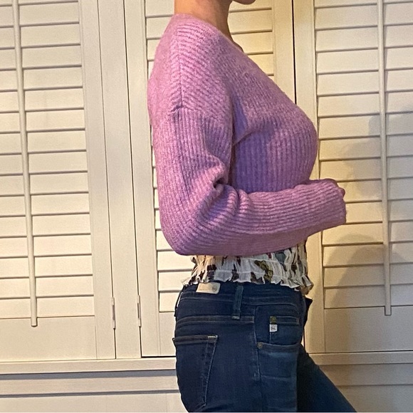 For Love And Lemons new cropped ribbed cardigan - Picture 6 of 12